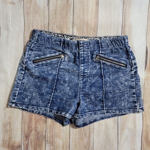 Blue Spice Elastic Jean Shorts size M
